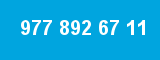 977 892 67 11 977 892 67 11